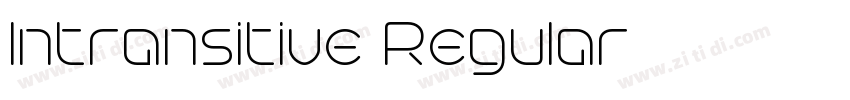 Intransitive Regular字体转换 Intransitive Regular字体转换